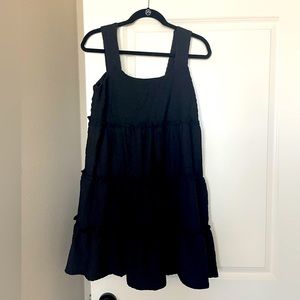 Topshop black babydoll dress!